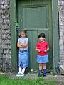 June 9, 2002 - Maudslay State Park, Newburyport, Massachusetts.<br />Carl's and Egils' birthday celebration.<br />Marissa and Arianna.