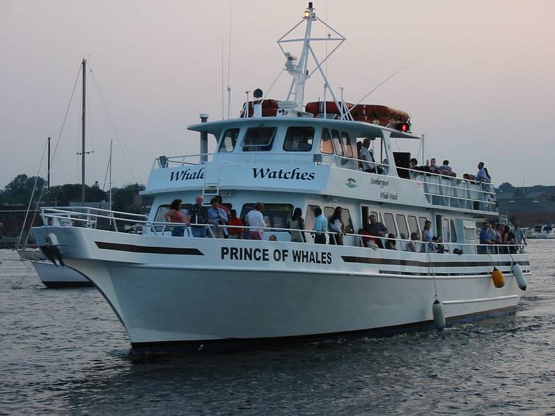 June 21, 2002 - Catamaran evening cruise on the Merrimack River, Newburyport, Massachusetts.