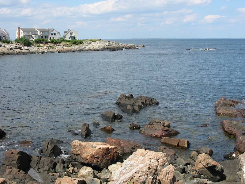 July 29, 2002 - Ogunqit American Art Museum, Ogunquit, Maine.<br />View from the back of the museum.