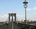 July 4, 2002 - New York, New York.<br />Joyce, Ronnie, and Baiba on the Brooklyn Bridge.