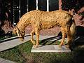 July 10, 2002 - Saratoga Springs, New York.<br />One of many decorated horses on the sidewalks of the city.