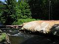 July 11, 2002 - Saratoga Springs, New York.<br />The Island Spouter spring in Saratoga Spa State Park.