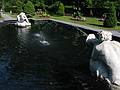 July 11, 2002 - Saratoga Springs, New York.<br />Spit and Spat in Congress Park.