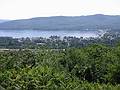 July 12, 2002 - Lake Goerge, New York.<br />Lake George from atop Prospect Mountain.