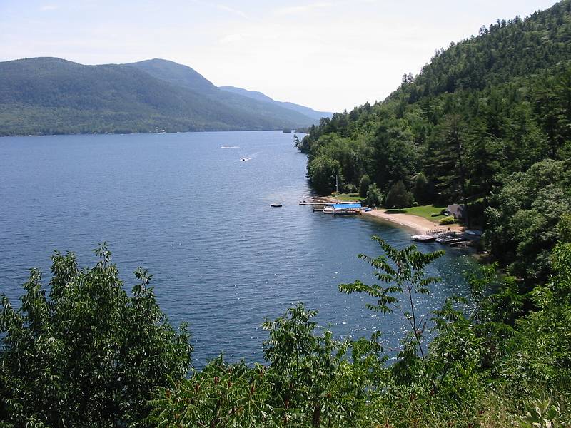 July 12, 2002 - Lake Goerge, New York.<br />View from Route 9N north of Bolton Landing.
