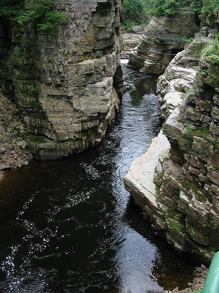July 13, 2002 - AuSable, New York.<br />The AuSable Chasm.