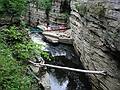 July 13, 2002 - AuSable, New York.<br />The AuSable Chasm.