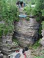 July 13, 2002 - AuSable, New York.<br />The AuSable Chasm.
