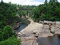 July 13, 2002 - AuSable, New York.<br />Highway US-9 over the AuSable River.