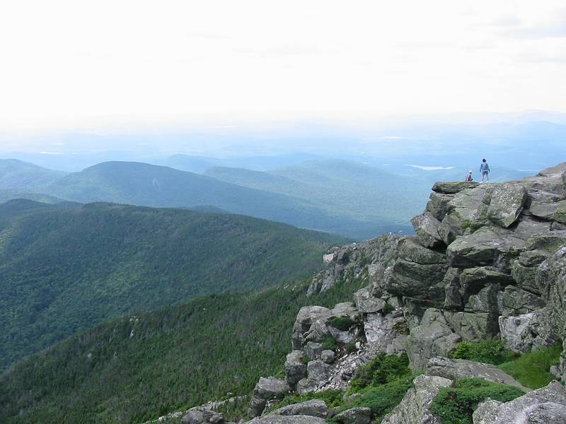 July 13, 2002 - Whiteface Mountain in the Adirondacks, New York.<br />6th of 6 shots panning from S to W to N from atop Whiteface.