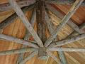 July 15, 2002 - Adirondack Museum, Blue Mountain Lake, New York.<br />Detail of an Adirondack gazebo.