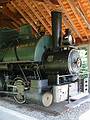 July 15, 2002 - Adirondack Museum, Blue Mountain Lake, New York.<br />A steam locomotive.