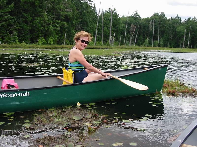 July 16, 2002 - Little Pollywog Pond off Follensby Clear Pond near Upper Saranac Lake, New York.<br />Baiba.