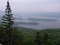 July 18, 2002 - Castle Rock Mountain, Blue Mountain Lake, New York.<br />Blue Mountain Lake.
