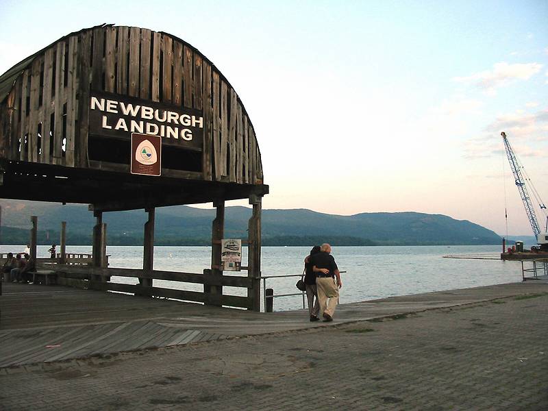 July 20, 2002 - Newburgh, New York.<br />On the shores of the Hudson River.