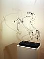 Aug 9, 2002 - East Wing of the National Gallery of Art, Washington, DC.<br />Alexander Calder,  American, 1898-1976, "Rearing Stallion", c. 1928.