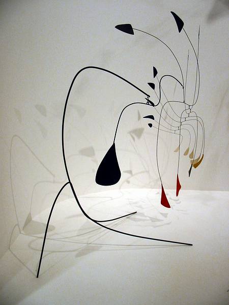 Aug 9, 2002 - East Wing of the National Gallery of Art, Washington, DC.<br />Alexander Calder, American, 1898-1976, "Little Spider", c. 1940.