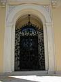Aug 10, 2002 - Evergreen House, Charles Street, Baltimore, Maryland.<br />Main entrance.