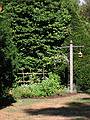 Aug 10, 2002 - At Ronnie and Baiba's at Goodwood Gardens, Baltimore, Maryland.<br />A corner of the back yard with bird feeder.