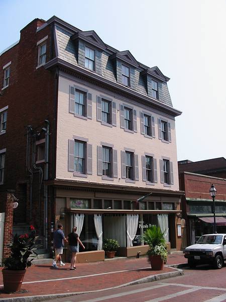 Aug 12, 2002 - Annapolis, Maryland.<br />Building on Main Street.