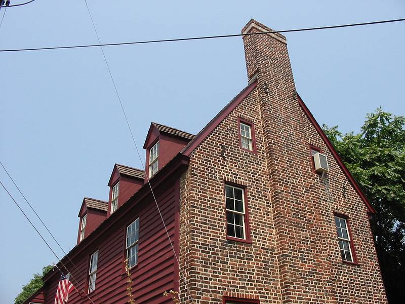 Aug 12, 2002 - Annapolis, Maryland.<br />1715 building on Pinkney Street, the Shiplap House is one of the<br />oldest surviving buildings in Annapolis.