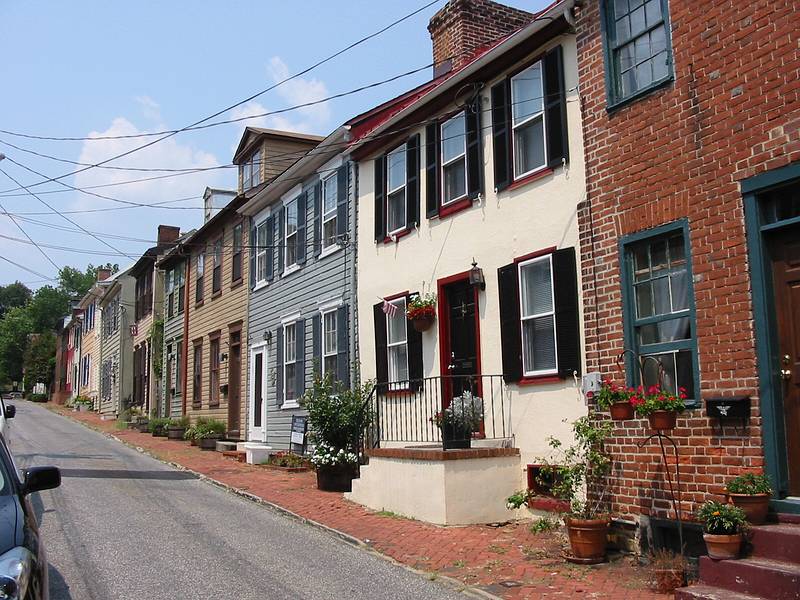 Aug 12, 2002 - Annapolis, Maryland.<br />Cornhill or Fleet Street.
