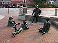 Aug 12, 2002 - Annapolis, Maryland.<br />Alex Haley and children statue.