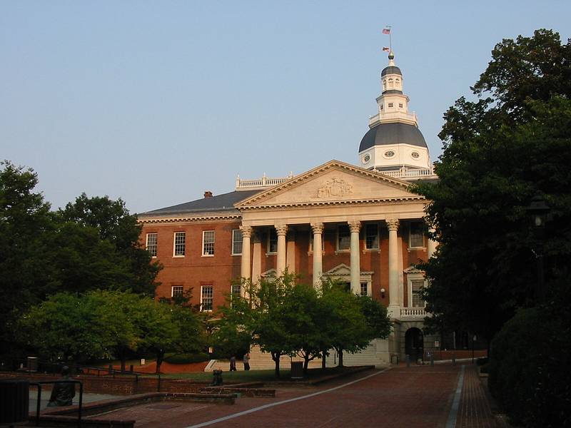 Aug 12, 2002 - Annapolis, Maryland.<br />Maryland State House.