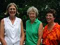 Aug 16, 2002 - SNAS reunion at Betsy's in Andover, Massachusetts.<br />Wilma, Betsy, and Sally.