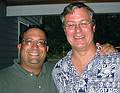 Aug 16, 2002 - SNAS reunion at Betsy's in Andover, Massachusetts.<br />John D.and Bob.