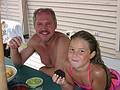 Aug 18, 2002 - At Tom and Kim's in South Hampton, New Hampshire.<br />Tom and Marissa.