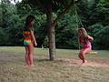Aug 18, 2002 - At Tom and Kim's in South Hampton, New Hampshire.<br />Arianna and Marissa.