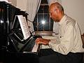 Sept 13, 2002 - At Oscar and Leslie's in North Andover, Massachusetts.<br />Oscar's birthday celebration.<br />Bill.