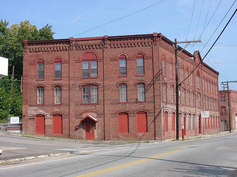 Sept 21, 2002 - Amesbury, Massachusetts.<br />Short's Mini Storage building at 77 Elm Street.