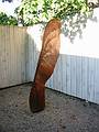 Sept 29, 2002 - Ogunquit, Maine.<br />Joyce's second maple seed sculpture (Potential 3) at the Ogunquit Arts Collaborative Gallery.