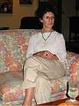 Oct 4, 2002 - At John and Bonnie's in Newburyport, Massachusetts.<br />Our hostess Bonnie.