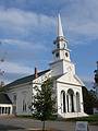 Oct 10, 2002 - Merrimac, Massachusetts.<br />Pilgrim Congregational Church on Church Street.