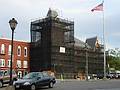 Oct 10, 2002 - Merrimac, Massachusetts.<br />Town Hall under repair.