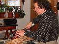 Nov. 28, 2002 - Tewksbury, Massachusetts.<br />Thanksgiving dinner at Paul and Norma's.<br />Paul, the chef.