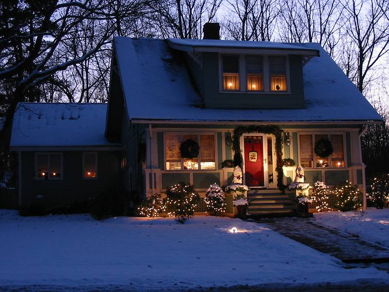 Dec 7, 2002 - Merrimac, Massachusetts.<br />A house in the neighborhood.