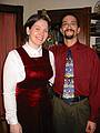 Dec 25, 2002 - Merrimac, Massachusetts.<br />Inga and Eric.