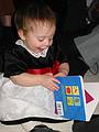 Dec 25, 2002 - Merrimac, Massachusetts.<br />Miranda "reading".