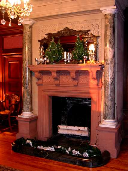 Dec 27, 2002 - Searles Castle, Windham, New Hampshire.<br />Carl and Holly's wedding rehearsal.