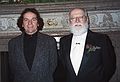 Dec 28, 2002 - Searles Castle, Windham, New Hampshire.<br />Carl and Holly's wedding.<br />Paul (Carl's mother's sister's husband) and Egils`(his stepfather).