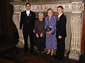 Dec 28, 2002 - Searles Castle, Windham, New Hampshire.<br />Carl and Holly's wedding.<br />TJ, Memere Marie (Carl's grandmother), Aunt Retta (Marie's brother Ernie's wife), and Michael.