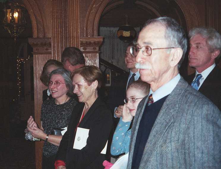 Dec 28, 2002 - Searles Castle, Windham, New Hampshire.<br />Carl and Holly's wedding.<br />Joyce, Baiba, ?, and Ronnie.