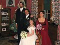 Dec 28, 2002 - Searles Castle, Windham, New Hampshire.<br />Carl and Holly's wedding.<br />Eric, Carl, Holly, and Melody.