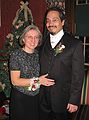 Dec 28, 2002 - Searles Castle, Windham, New Hampshire.<br />Carl and Holly's wedding.<br />Joyce and Carl.