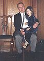 Dec 28, 2002 - Searles Castle, Windham, New Hampshire.<br />Carl and Holly's wedding.<br />Tom with Arianna.