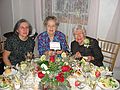 Dec 28, 2002 - Searles Castle, Windham, New Hampshire.<br />Carl and Holly's wedding.<br />Joyce, Aunt Retta, and Joyce's mother Marie.
